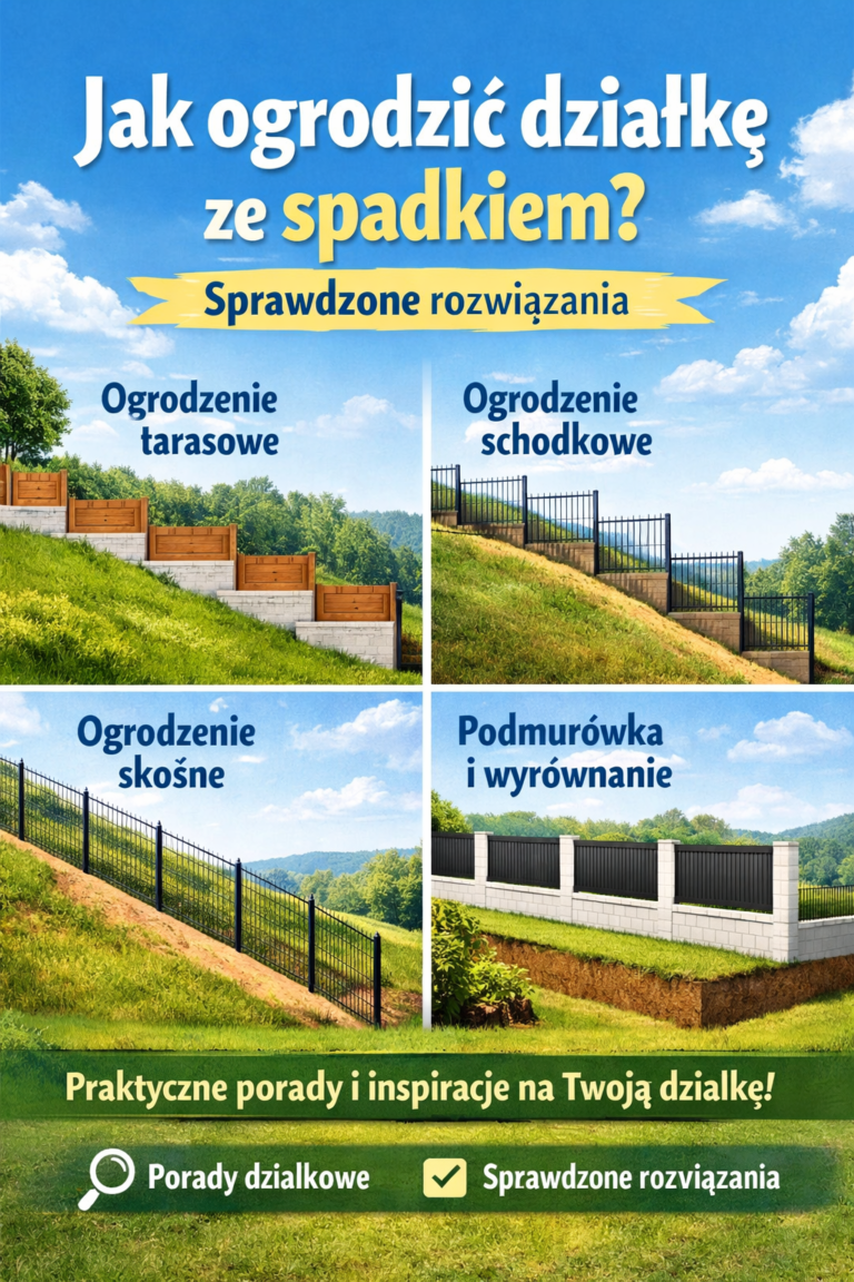 Jak ogrodzić działkę ze spadkiem – sprawdzone rozwiązania ogrodzeń